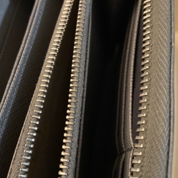 Prada Gray Long Wallet - comes with COA card - Picture 10 of 11